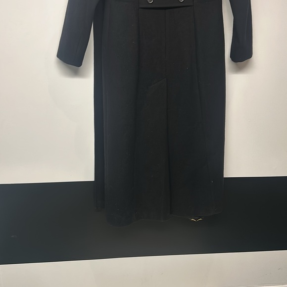 Fairweather Wool Double Breasted Hooded Trench Coat - Picture 7 of 8